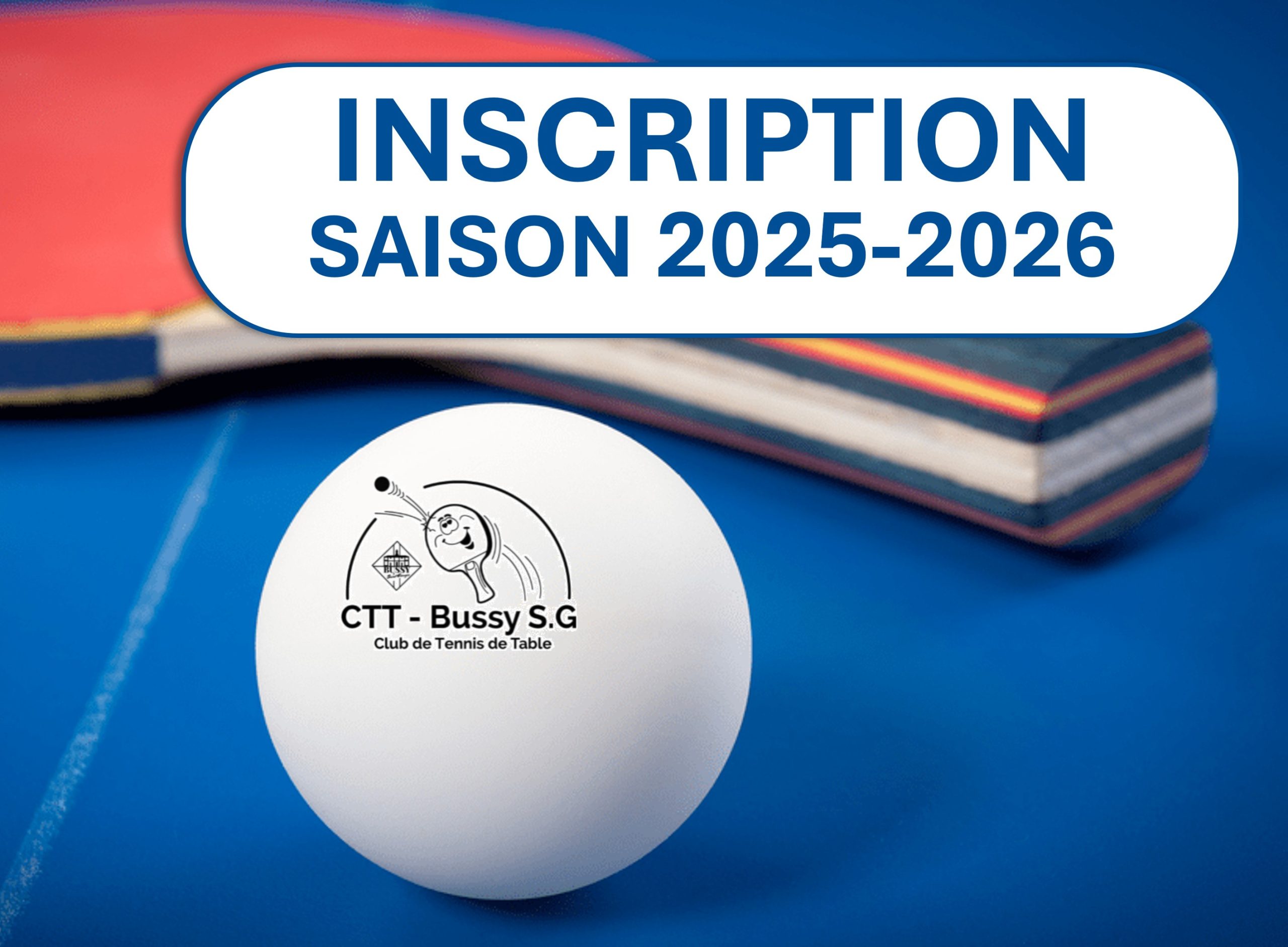 CTTBussy : inscription saison 2025-2026