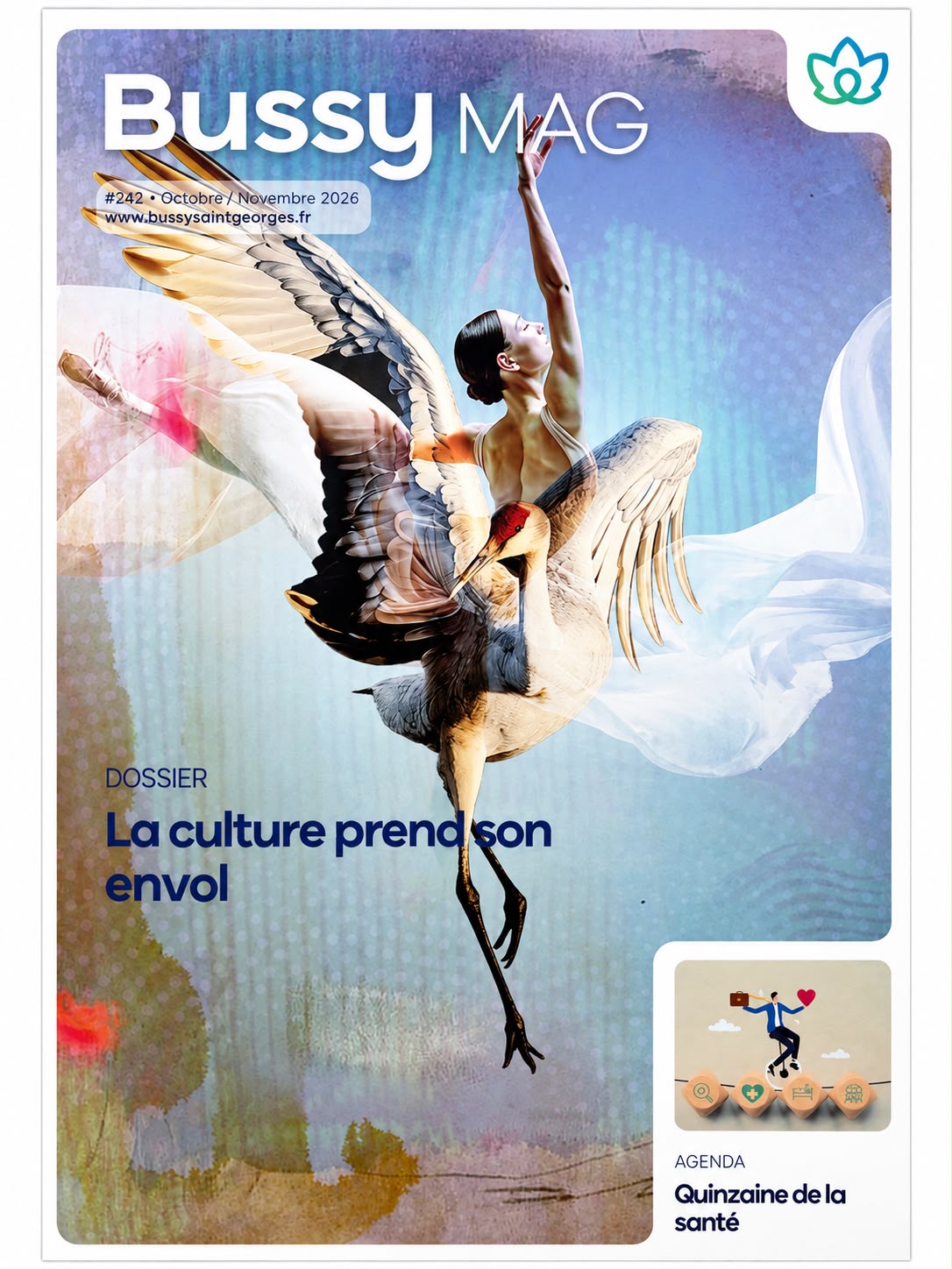Couverture du Bussy Mag n°242, octobre-novembre 2026
